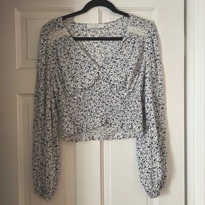 Floral Toile Ruched top | ASTR the Label